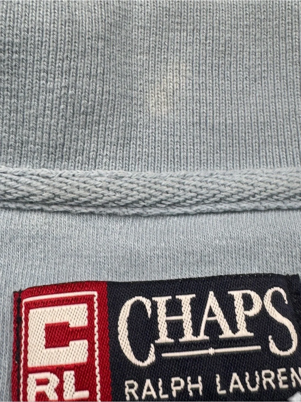 Polo Ralph Lauren Chaps Men Crest Embroidered Polo Shirt Light Blue Classic Fit